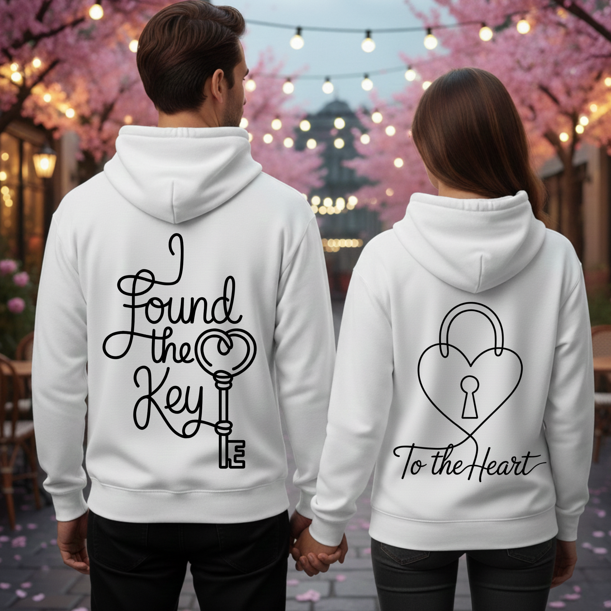 Key to the heart - <tc>Premium hoodie</tc> Bundle for couples