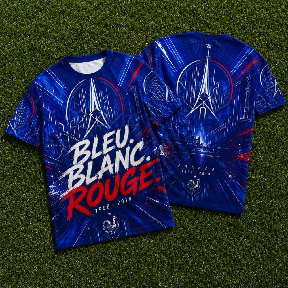 BLEU, BLANC, ROUGE - maillot