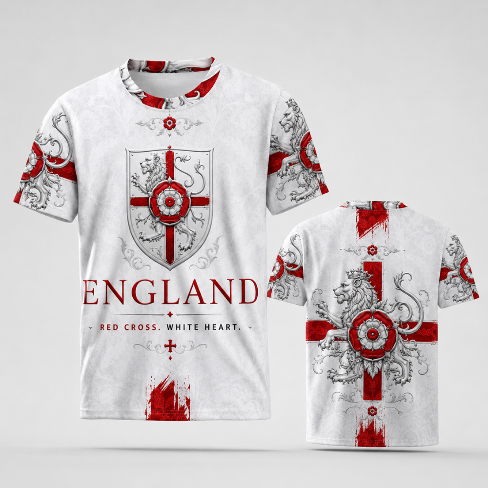 RED CROSS, WHITE HEART - shirt