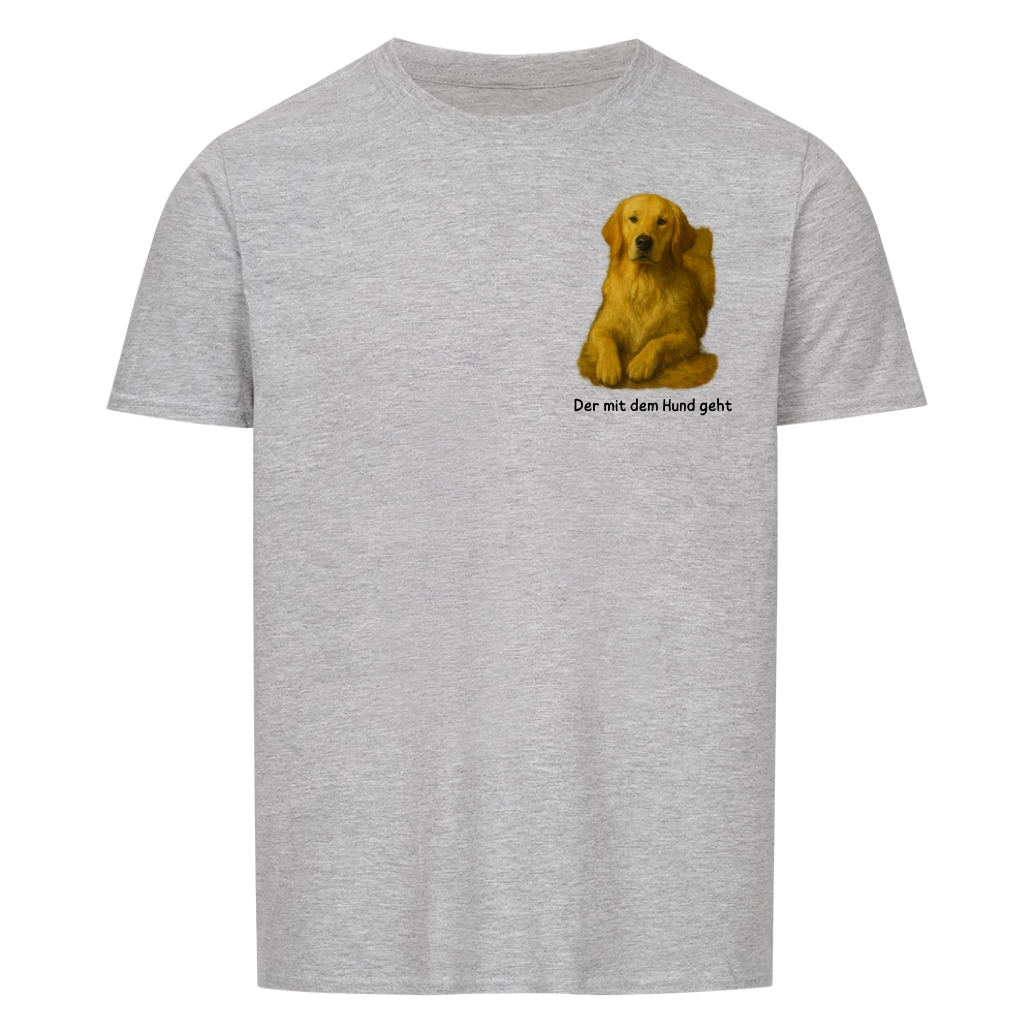 The one who walks the dog - Shirt <tc>custom made</tc>