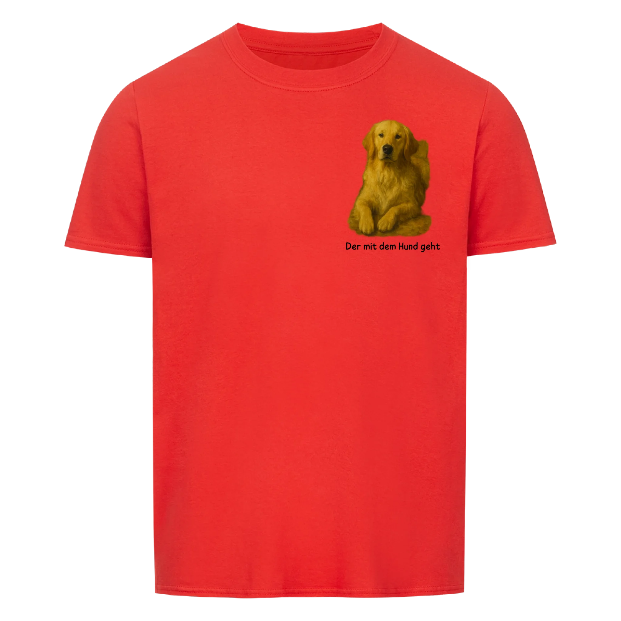 The one who walks the dog - Shirt <tc>custom made</tc>