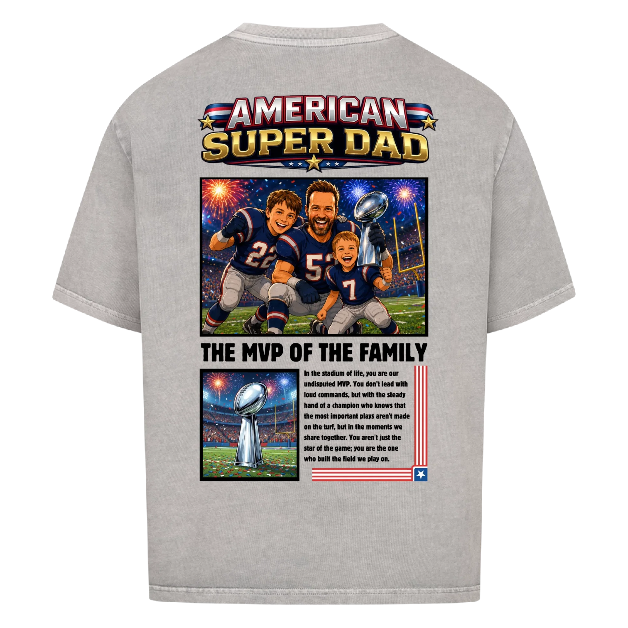 AMERICAN SUPER DAD - custom made
