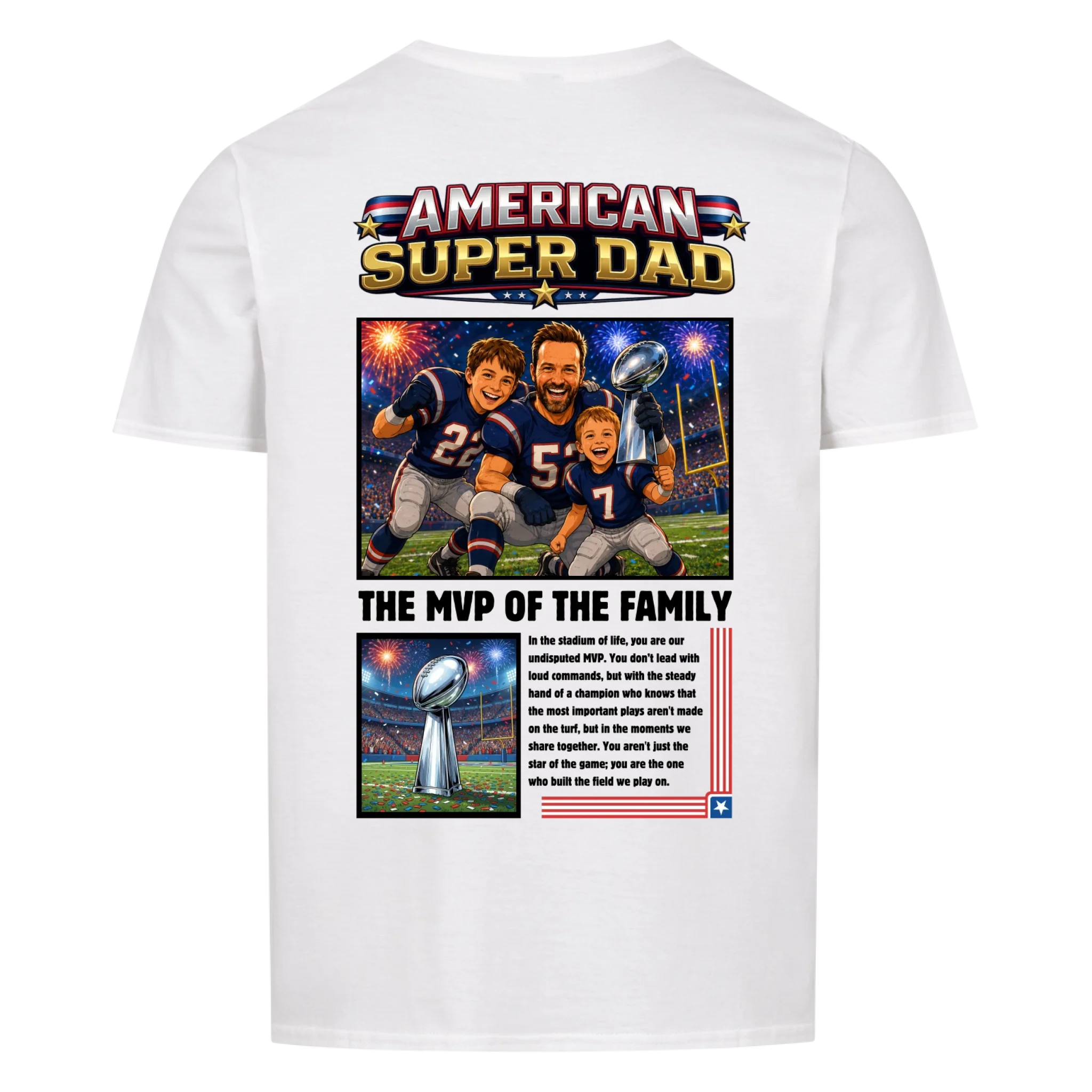 AMERICAN SUPER DAD - custom made