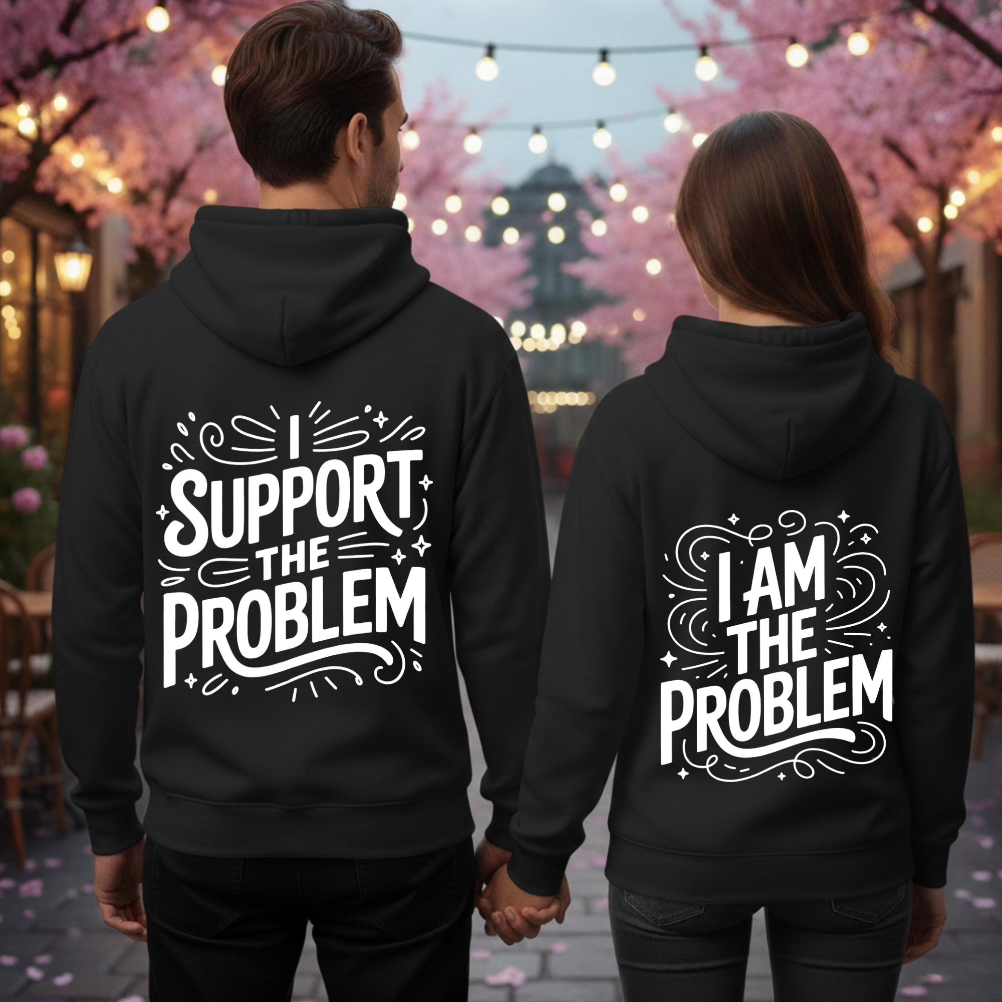 I support the problem - <tc>Premium hoodie</tc> Bundle for couples