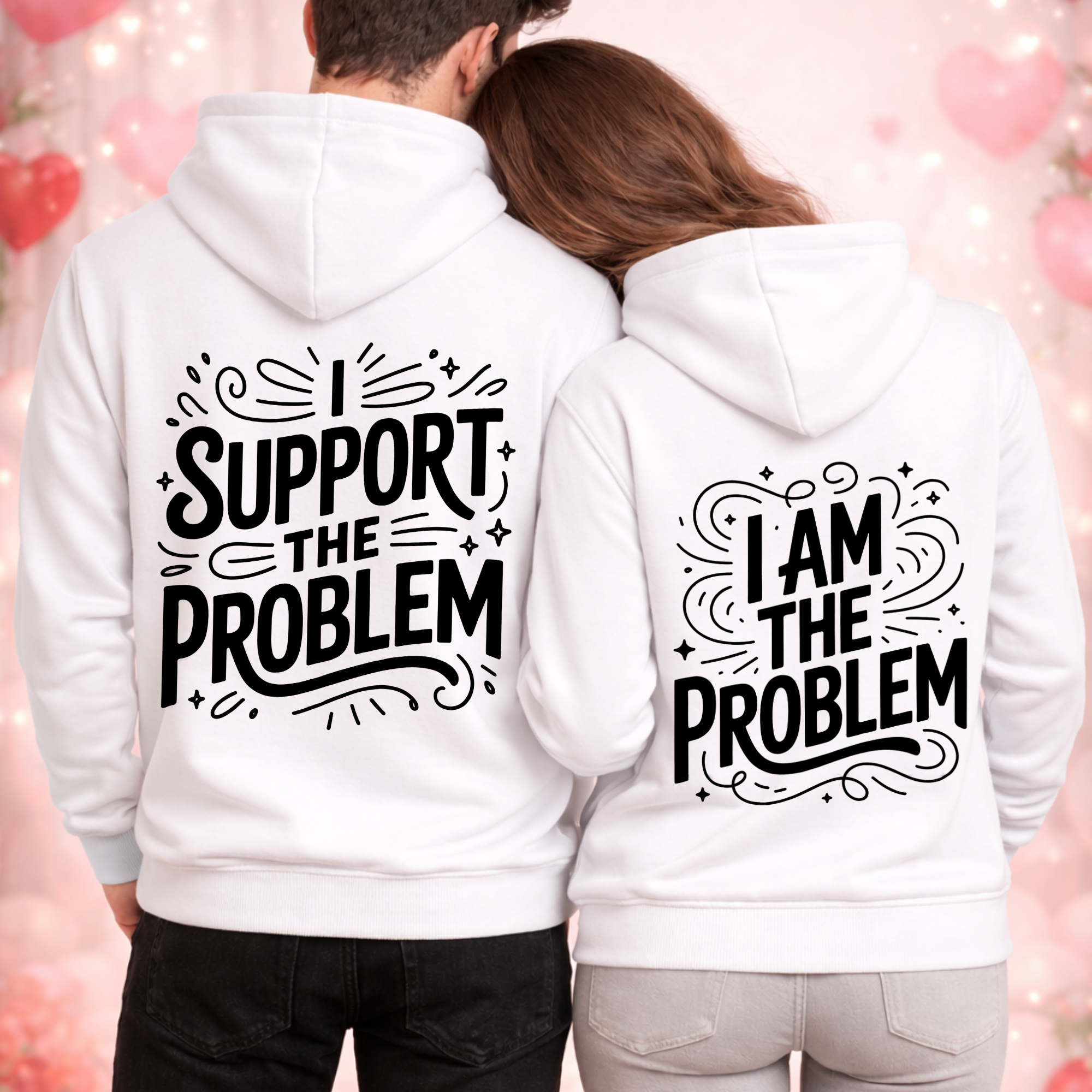 I support the problem - <tc>Premium hoodie</tc> Bundle for couples