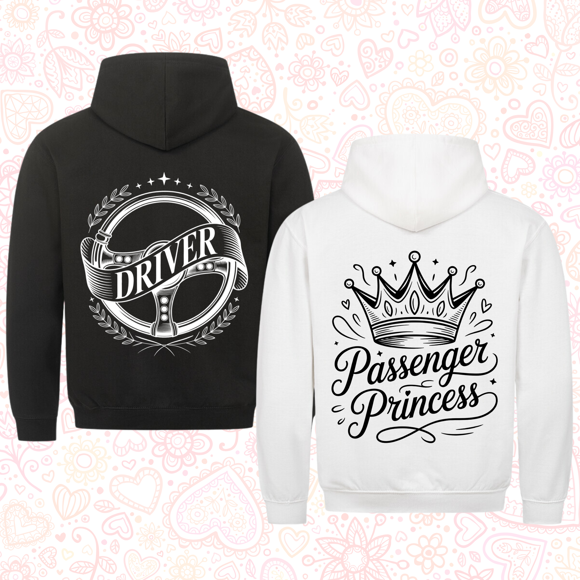Driver x Passenger Princess - <tc>Premium hoodie</tc> Bundle for couples