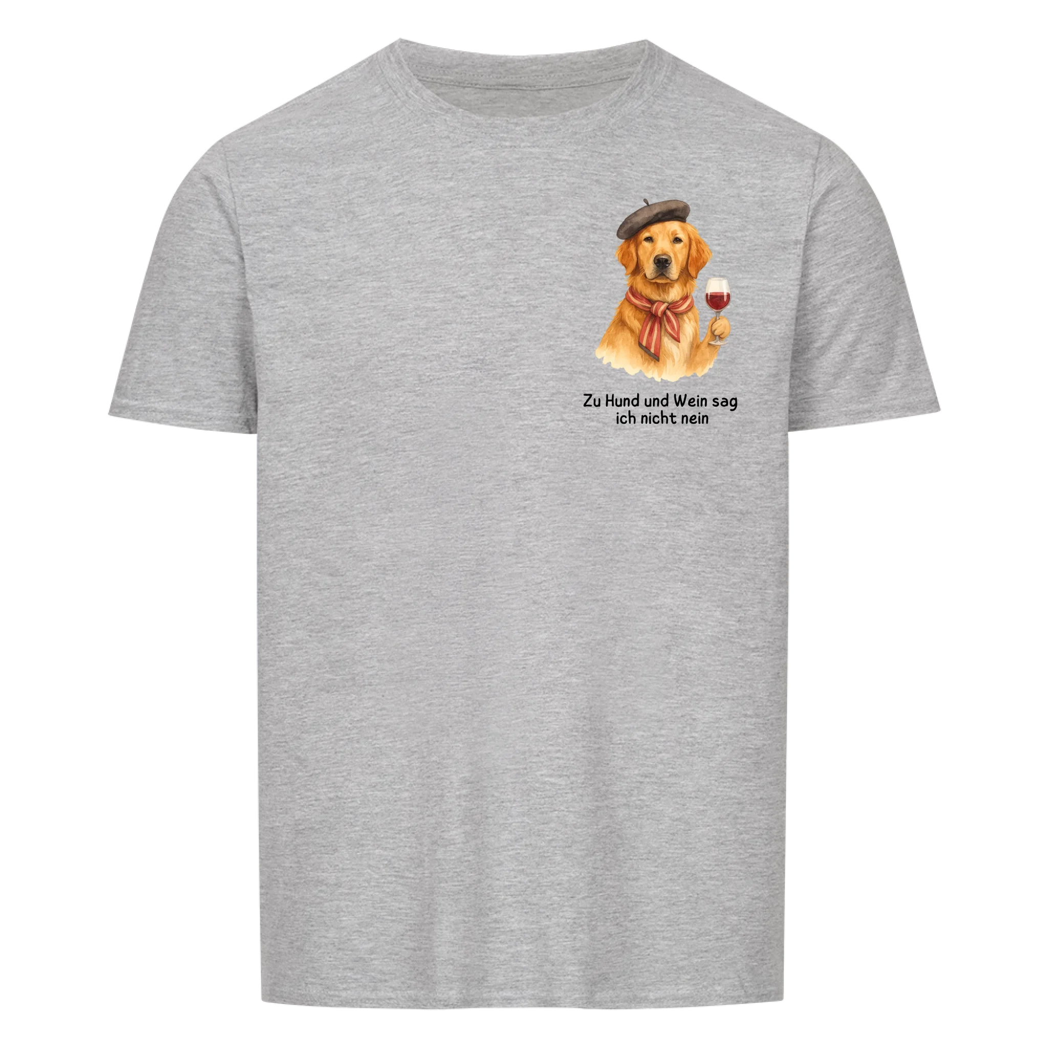 Dog and wine shirt <tc>custom made</tc>