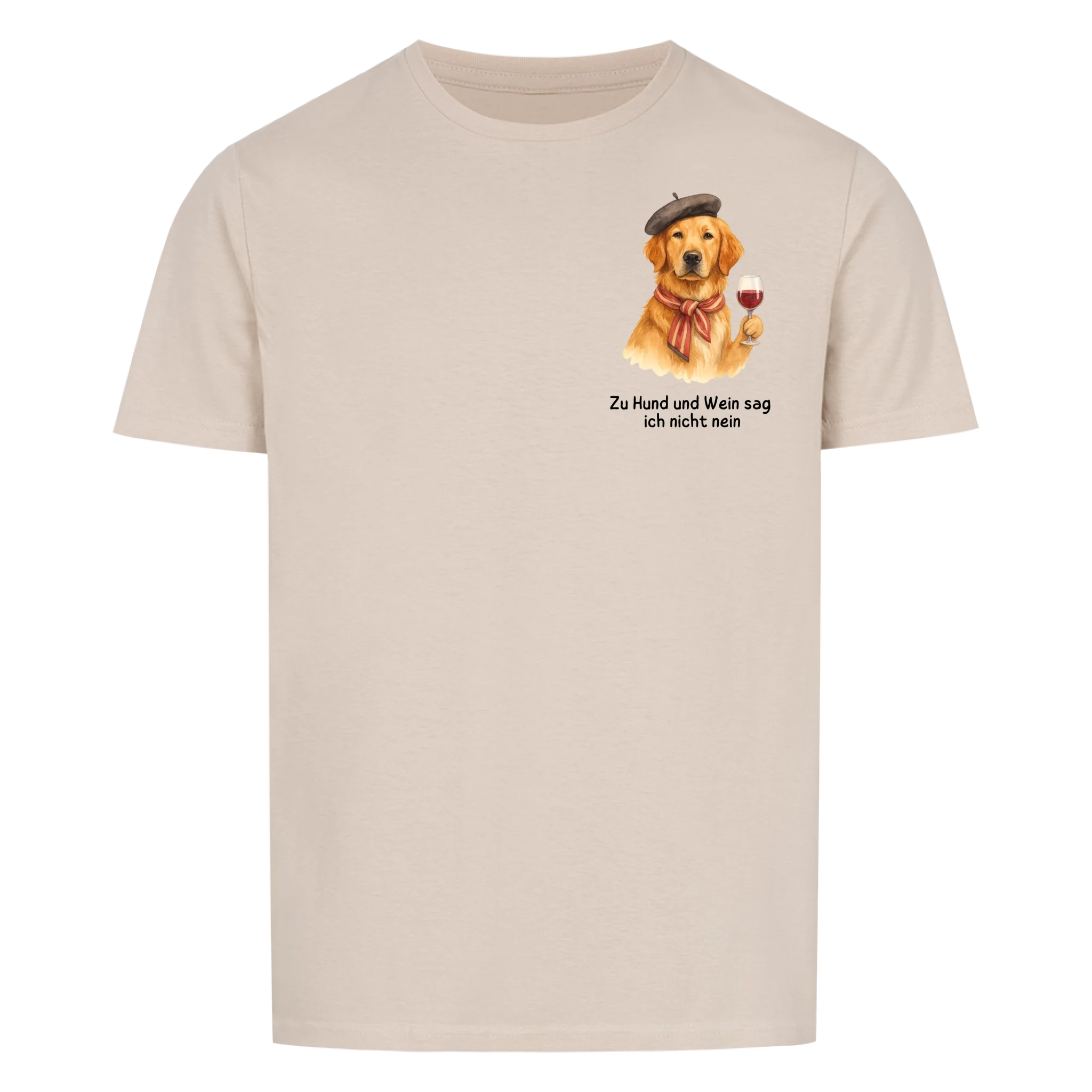 Dog and wine shirt <tc>custom made</tc>