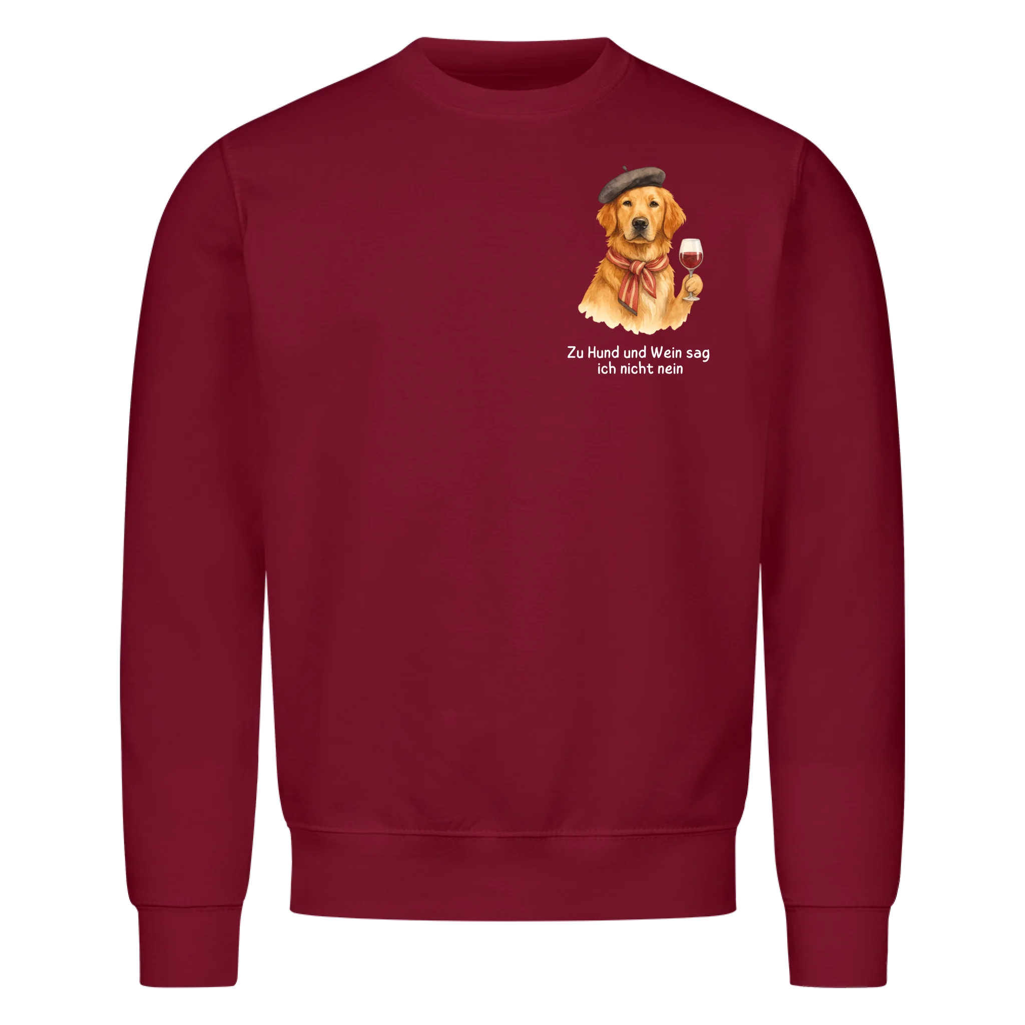 Dog and wine shirt <tc>custom made</tc>