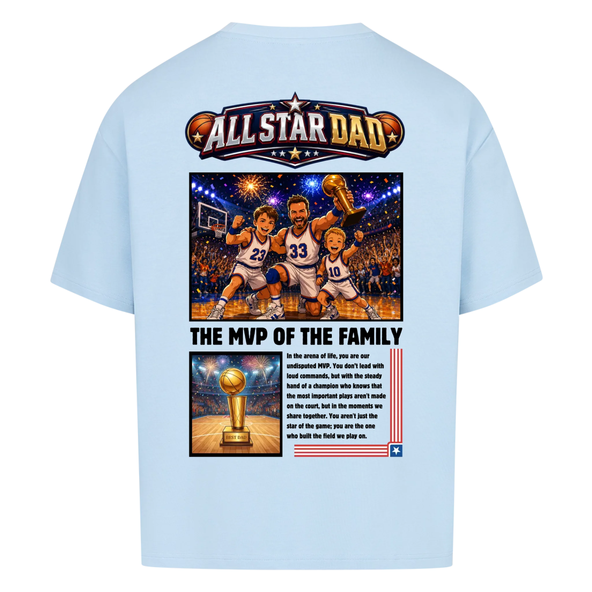 ALL STAR DAD - custom made