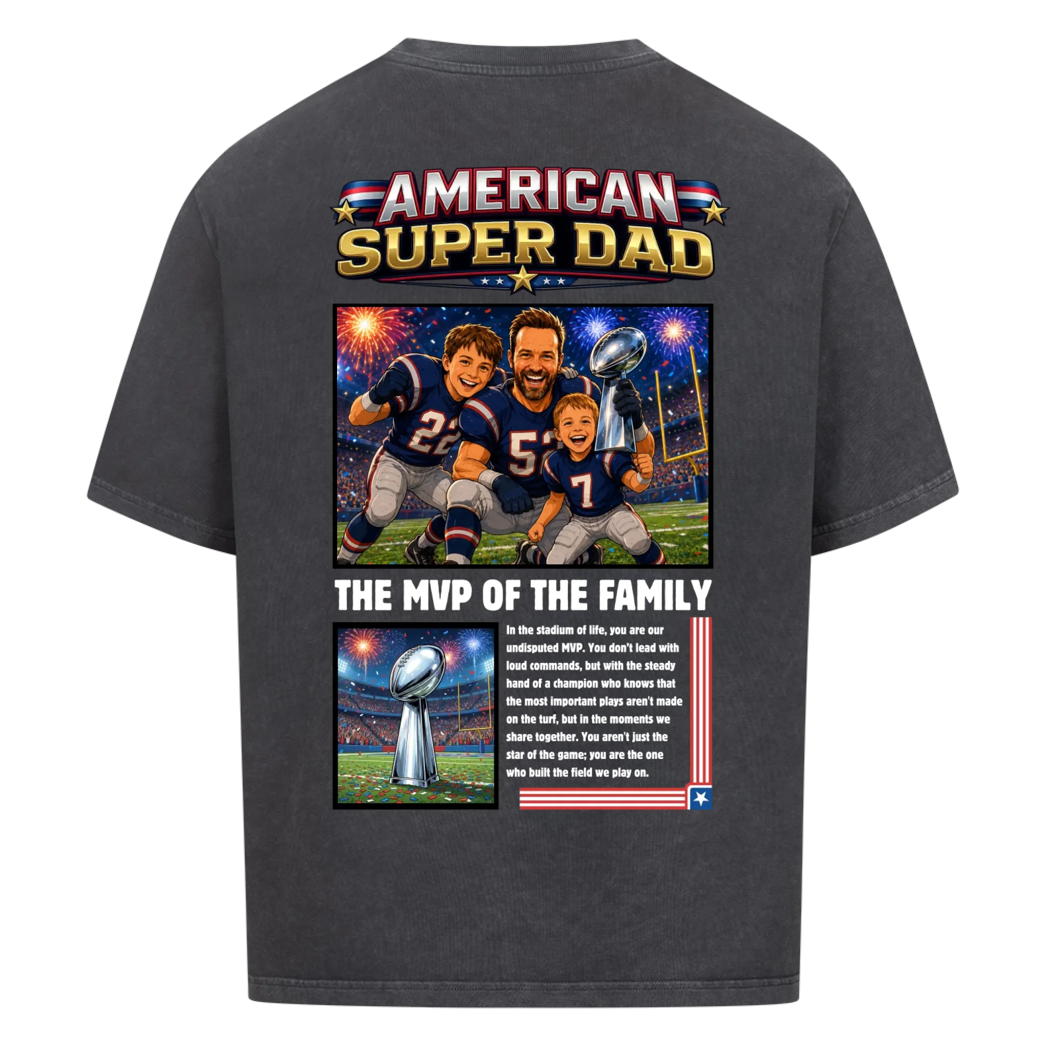 AMERICAN SUPER DAD - custom made