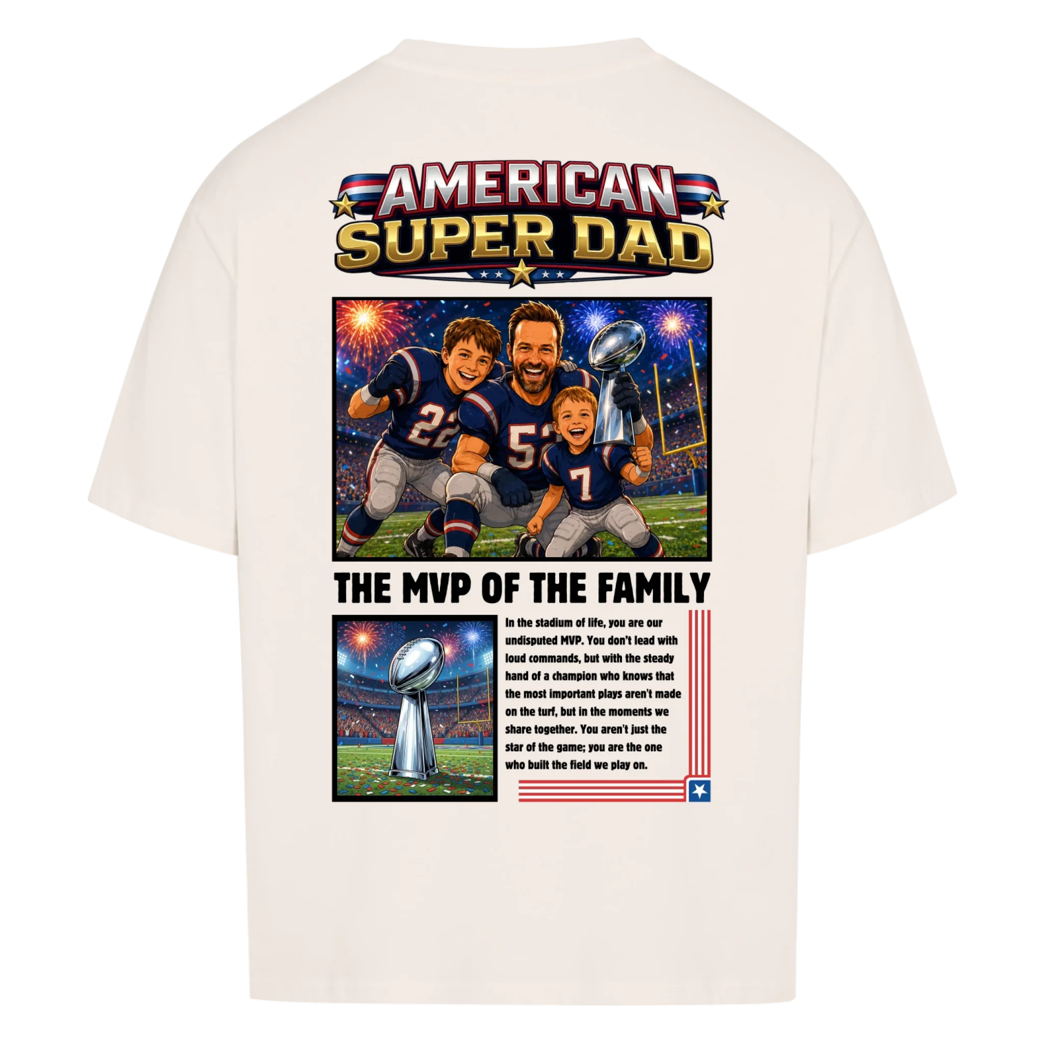 AMERICAN SUPER DAD - custom made