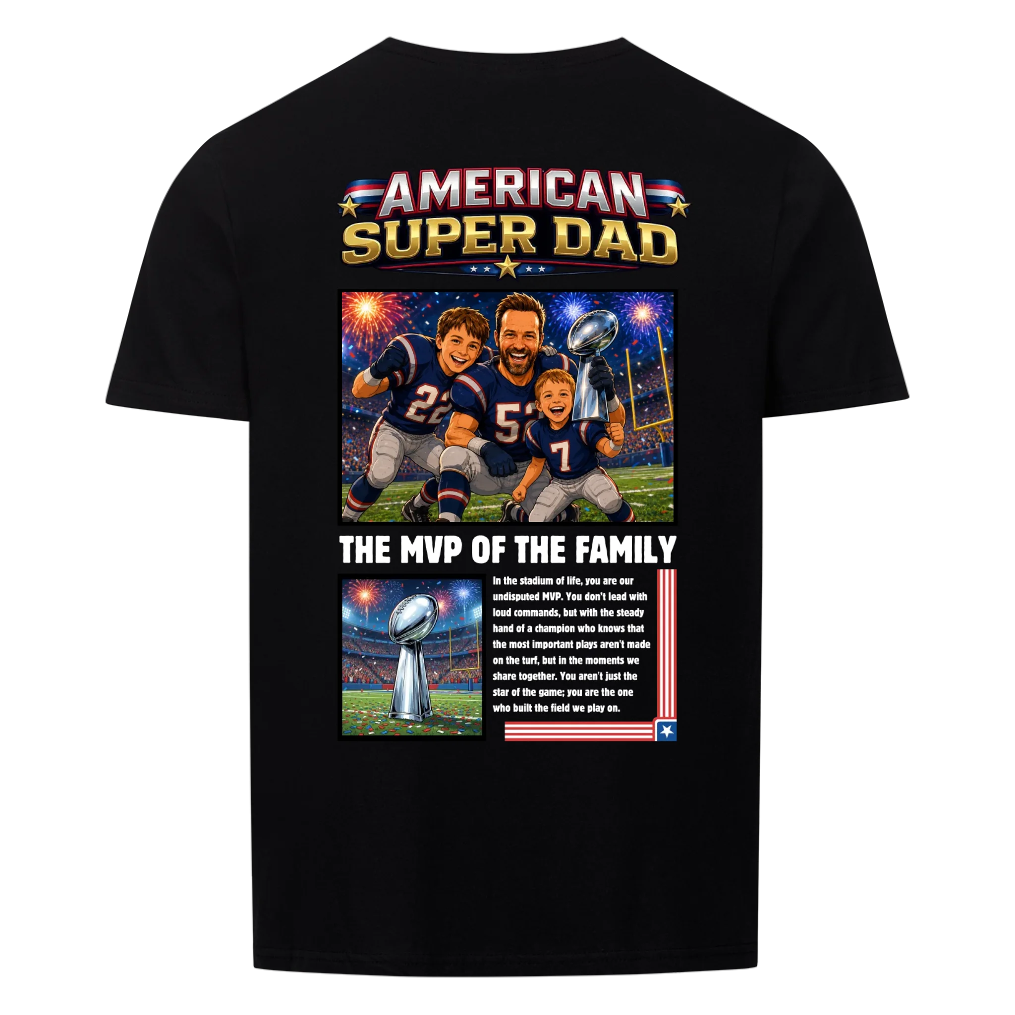 AMERICAN SUPER DAD - custom made