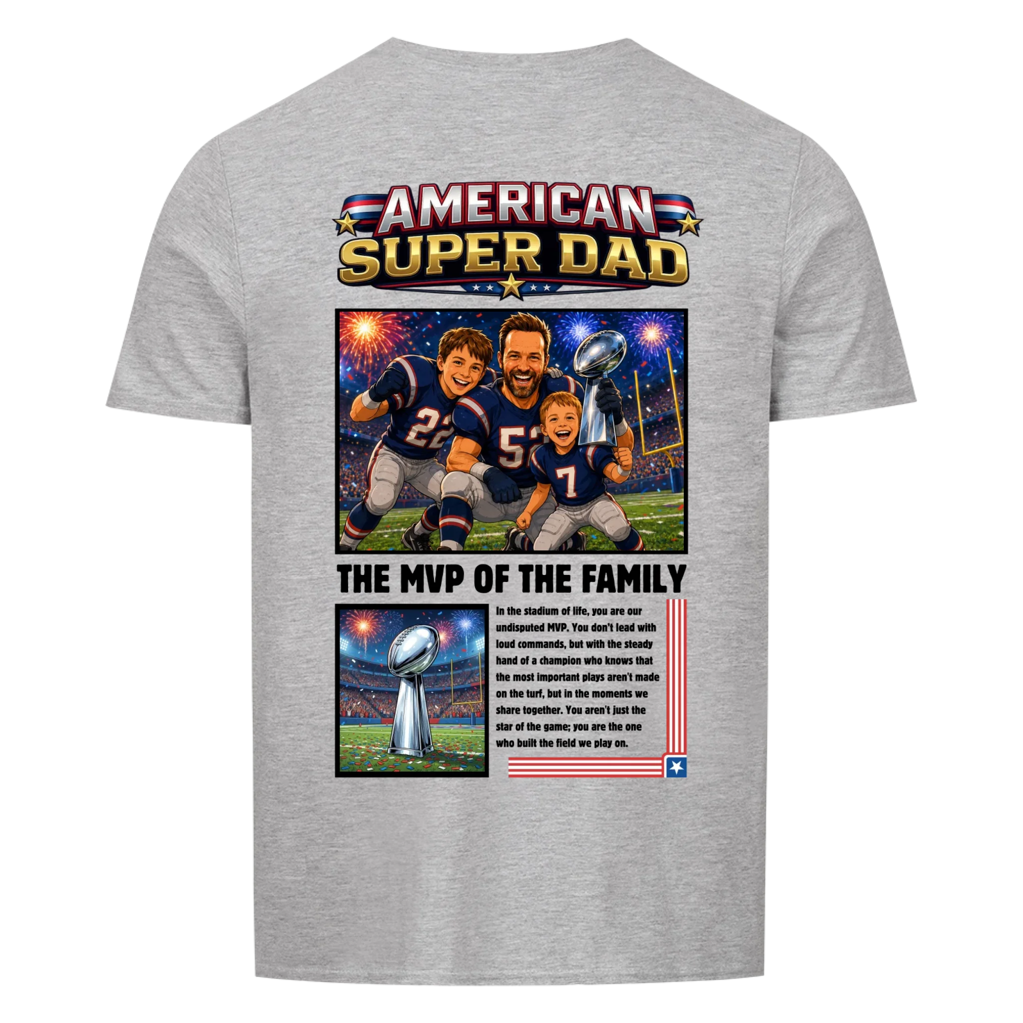 AMERICAN SUPER DAD - custom made