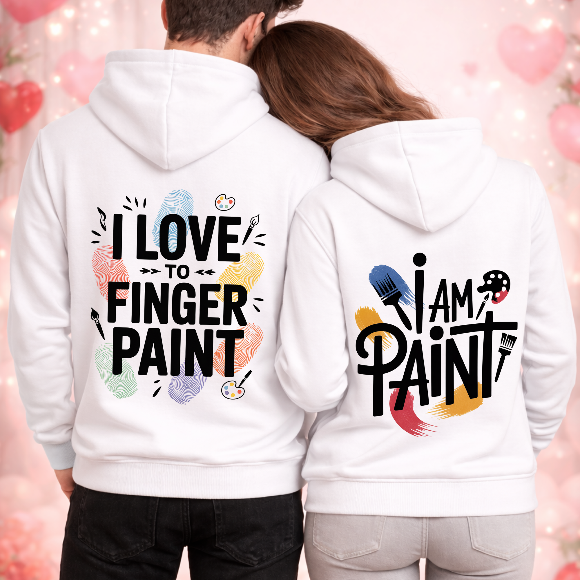 Finger Paint - <tc>Premium hoodie</tc> Bundle for couples