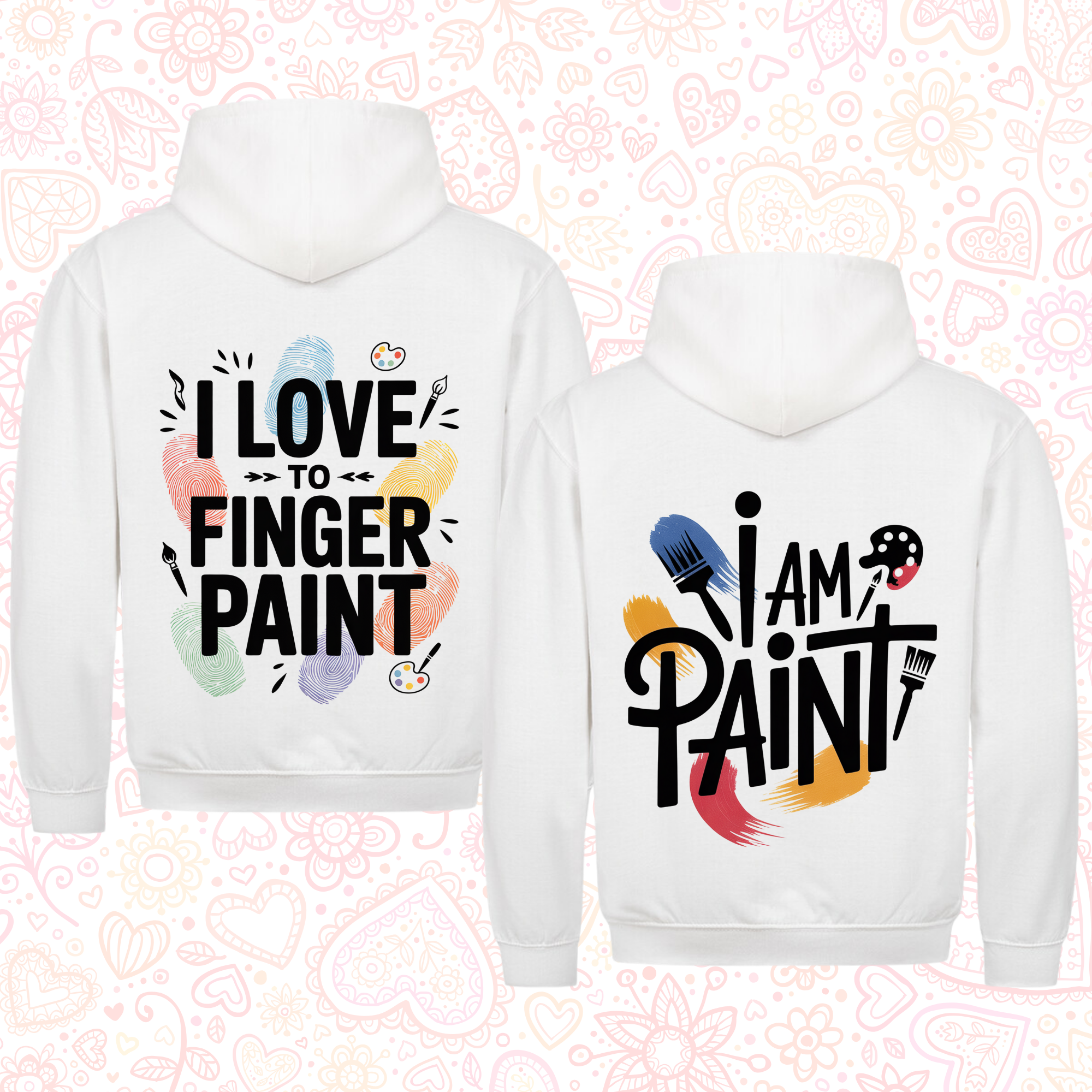 Finger Paint - <tc>Premium hoodie</tc> Bundle for couples